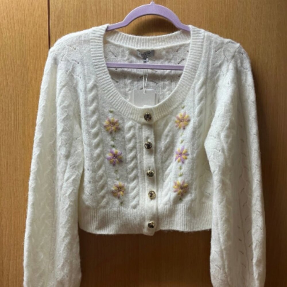 NWT* Petite Studio NYC Airin Wool Blend Cardigan | size M
